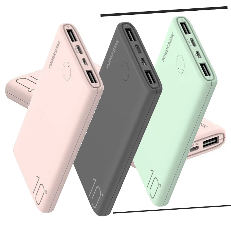 Power Bank Slim - 10000mAh Ultra Slim Portable Charger High
