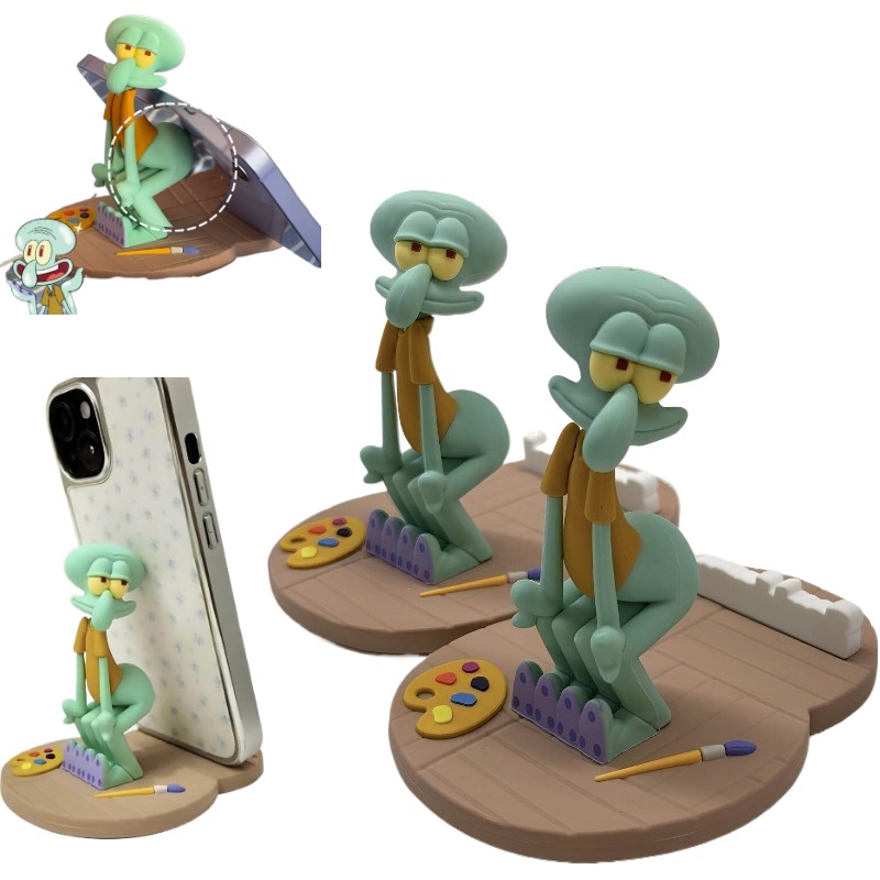 Phone Accessories From China - New KKV SpongeBob Squidward Magnetic Phone