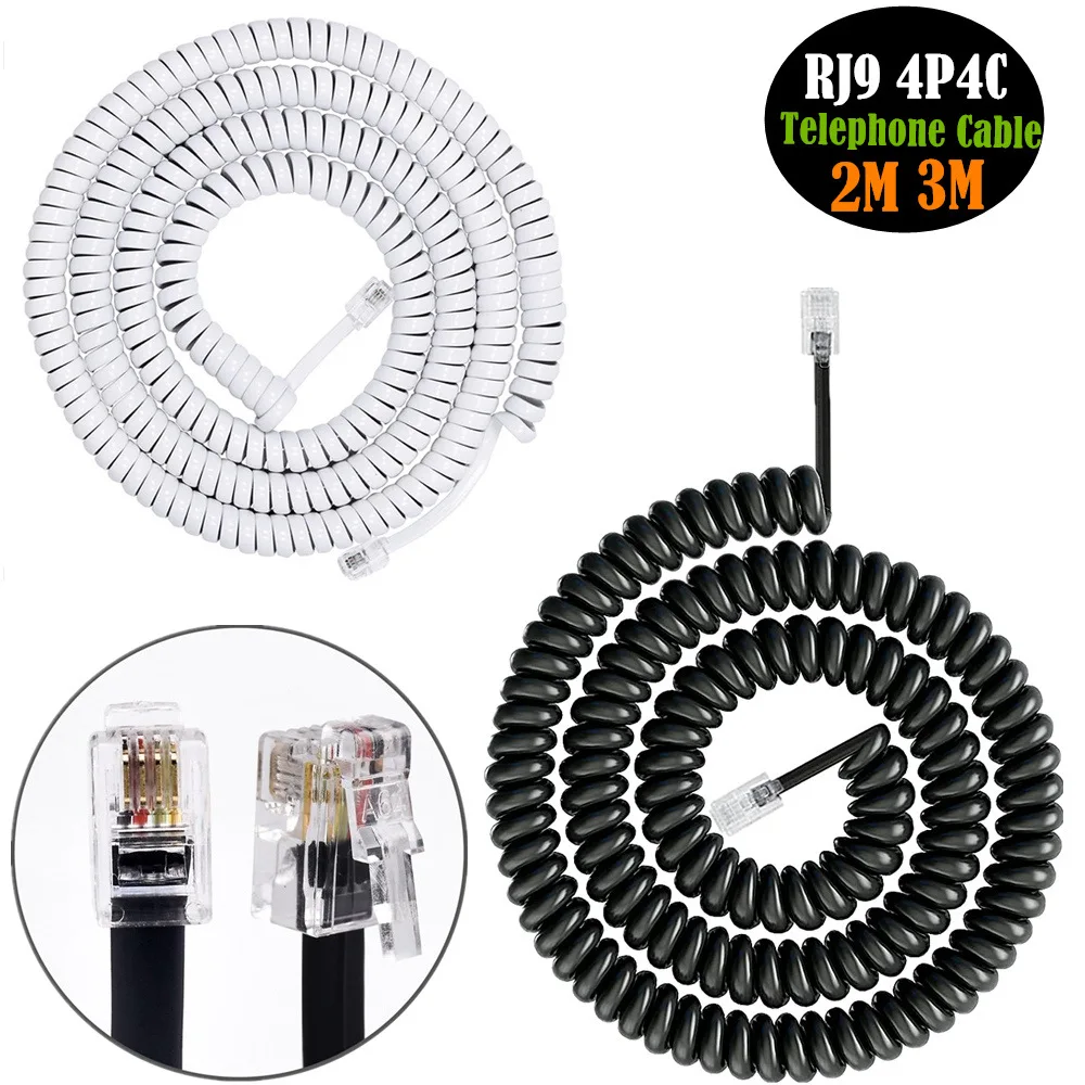 Phone Accessories Box Set - RJ9 4P4C Telephone Accessory Phone Cord