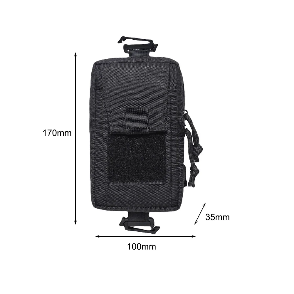 Phone Accessories For Running - Molle Backpack Strap Bag Phone Holder