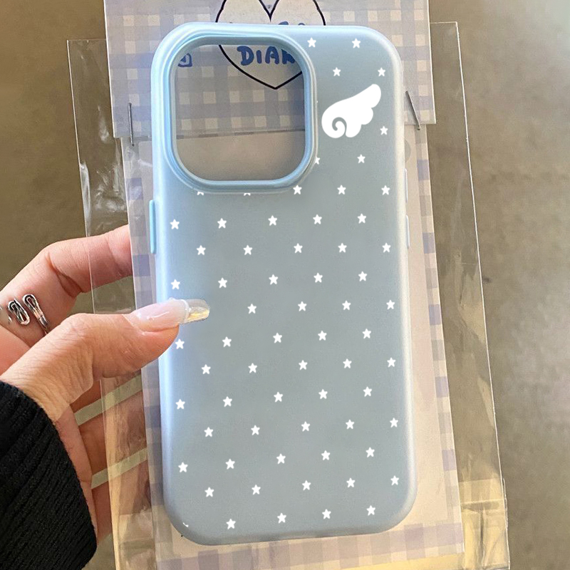 Phone Accessories Aesthetic - Korean Cute Aesthetics Star Angel Wings