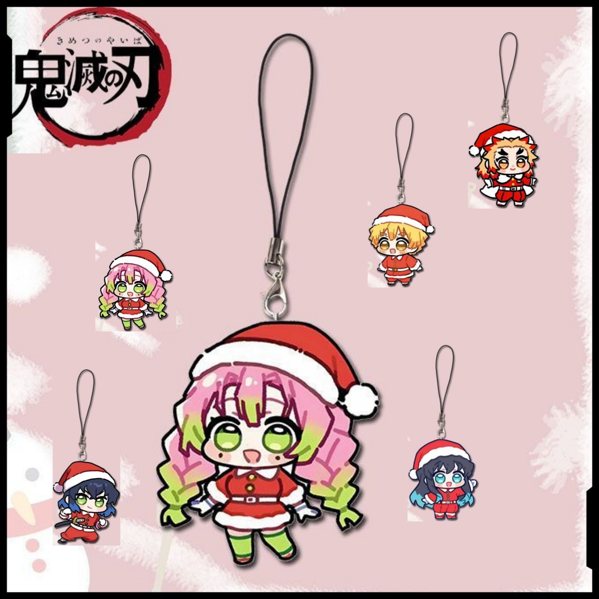 Phone Accessories Wholesale In China - demon slayer mobile phone chain animation