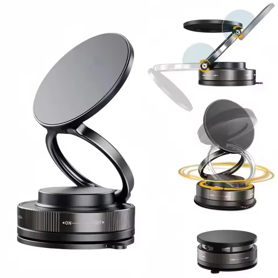 Phone Accessories Useful - 2026 New Vacuum Magnetic Phone Holder