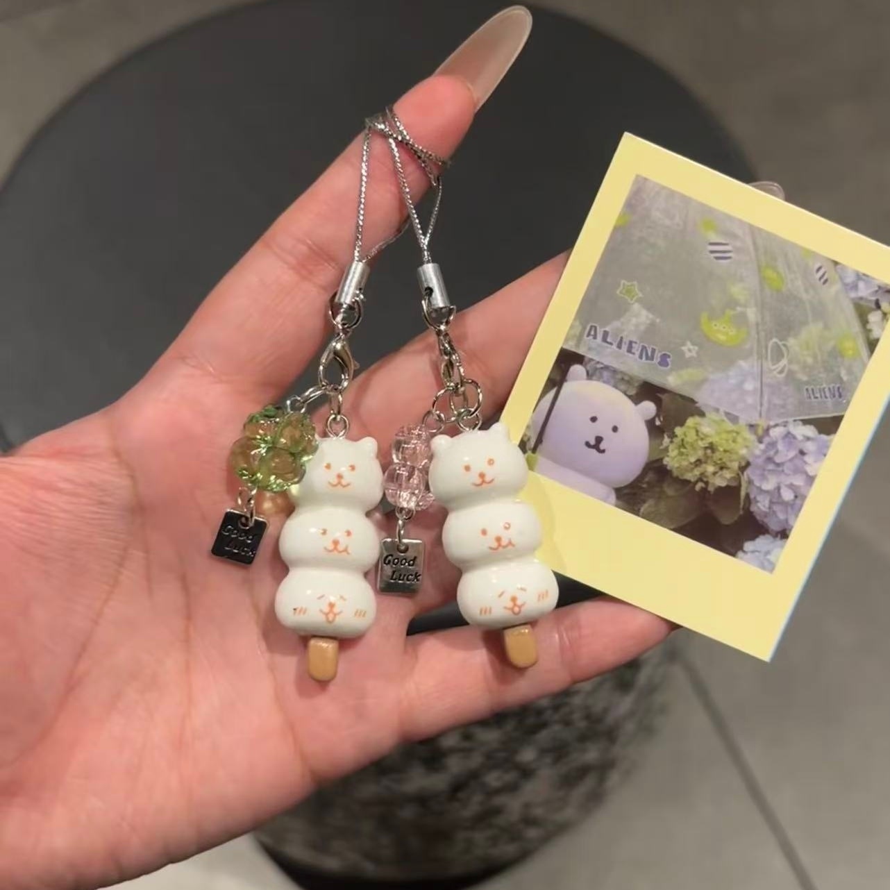Phone Accessories Box Set - Joke Bear Lucky Leaf Phone Charms