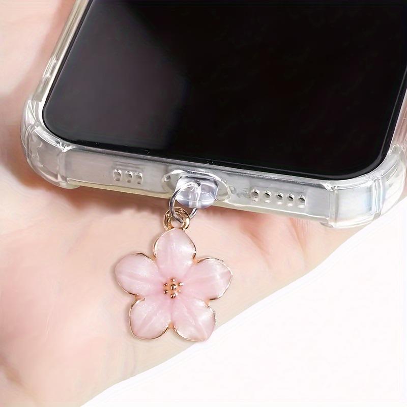 Phone Accessories Hanging - Sakura Flowers Phone Dust Plug Accessories