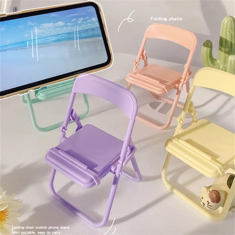 Phone Accessories Useful - Cute Chair Phone Holder Stand Creative