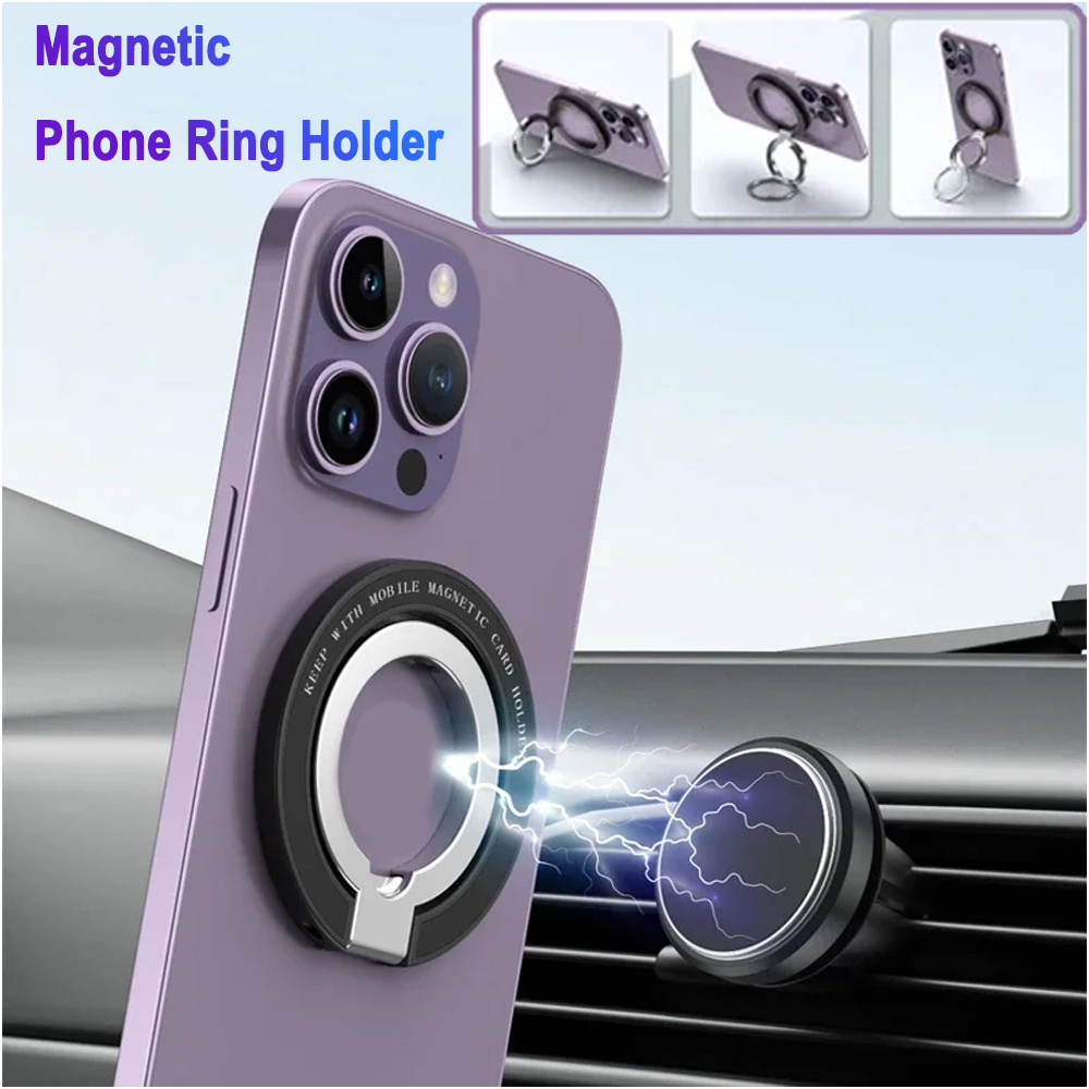 Phone Accessories Useful - Double-Sided Magnetic Phone Holder for iPhone