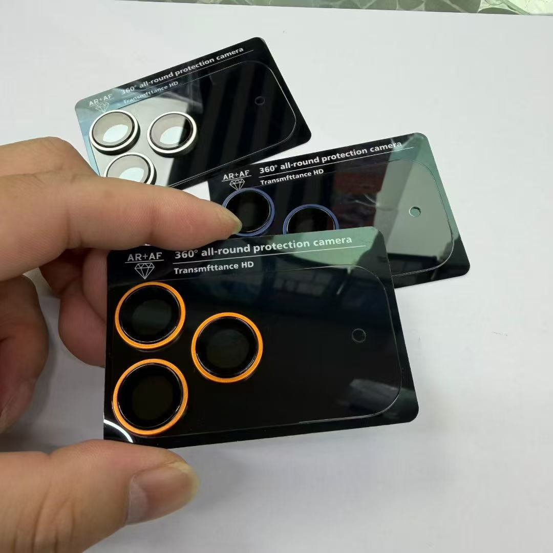 Phone Accessories Box Set - Carbon Fiber Full Camera Lens Protector