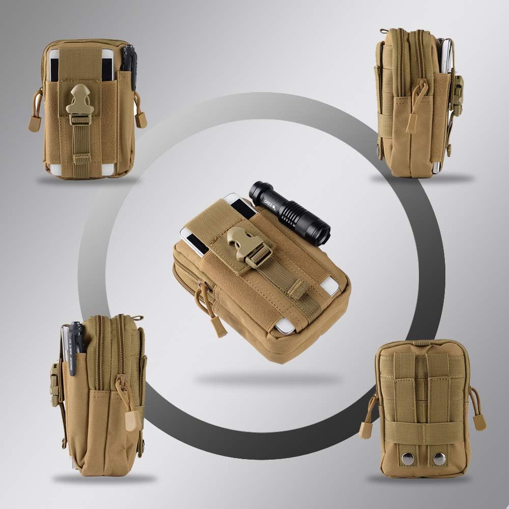 Tactical Molle Belt Pouch Mili - Phone Accessories 评论和价格