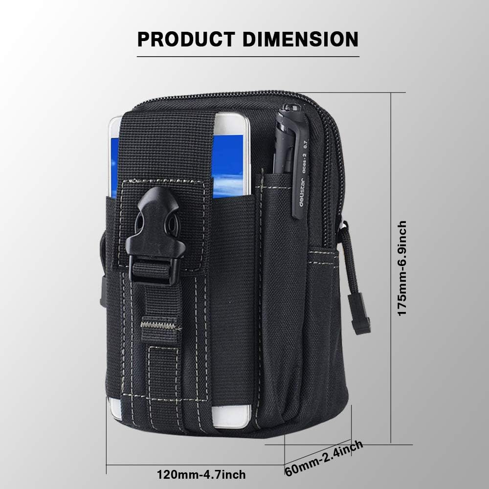 Tactical Molle Belt Pouch Mili - Phone Accessories 评论和价格