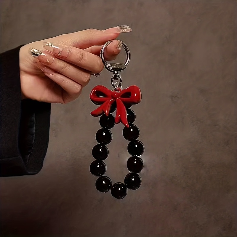 1Pieces Red large heart black  - Phone Accessories Hanging 评论和价格