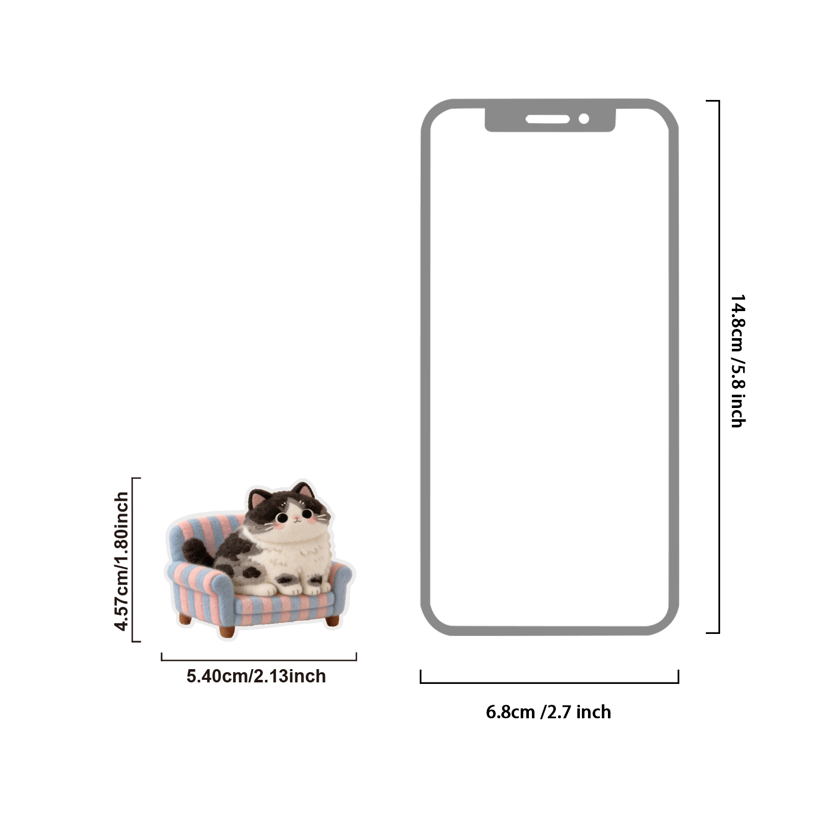 Etori Life 15Pcs Cute Felt-Sty - Phone Accessories Aesthetic 评论和价格