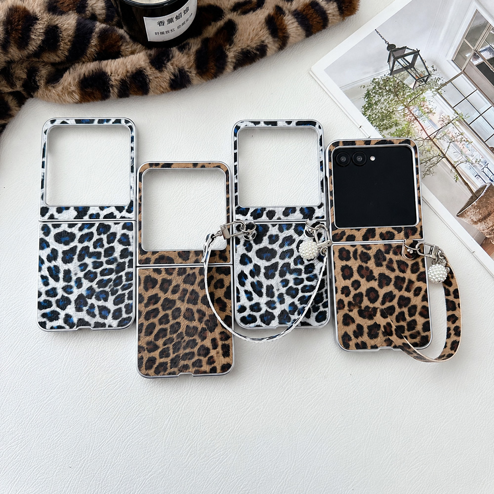 Leopard Print Folding Flip Pho - Phone Accessories And Cases 评论和价格