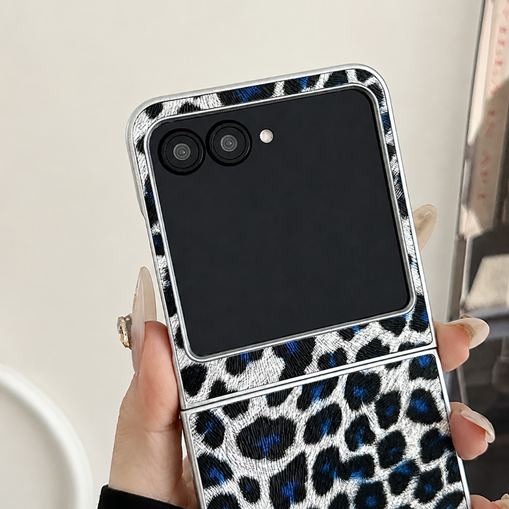 Leopard Print Folding Flip Pho - Phone Accessories And Cases 评论和价格