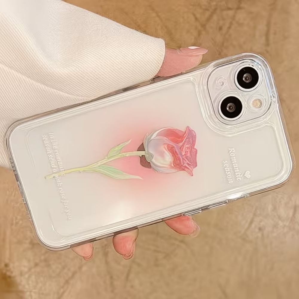Aesthetic Watercolor Rose Tran - Phone Accessories Aesthetic 评论和价格