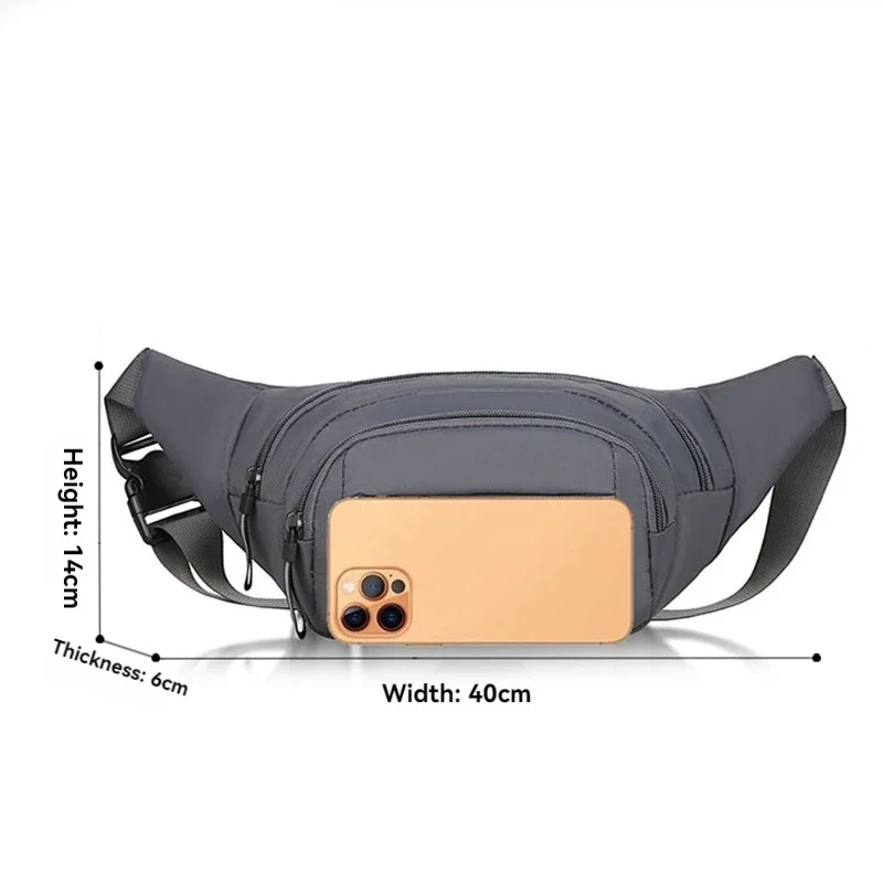 Men Canvas Fanny Waist Packs U - Phone Accessories For Running 评论和价格