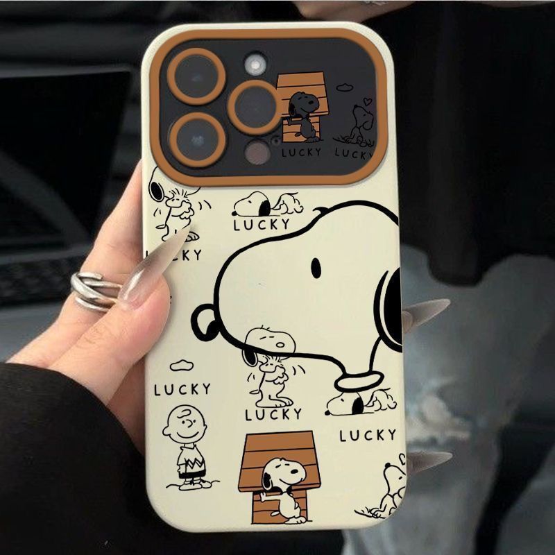 New Cute Anime Peripheral Snoo - Phone Accessories Box Set 评论和价格