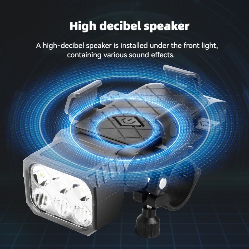 Bicycle Front Light with Horn  - Phone Zone Accessories & Repair Photos 评论和价格