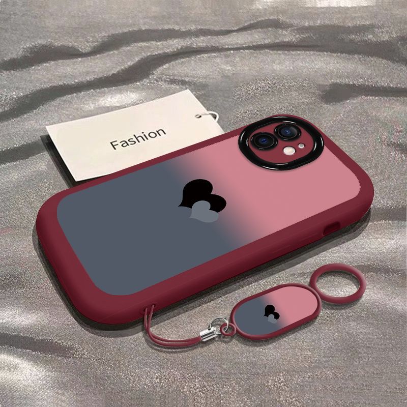 Cute Gradient Heart Phone Case - Phone Accessories Aesthetic 评论和价格