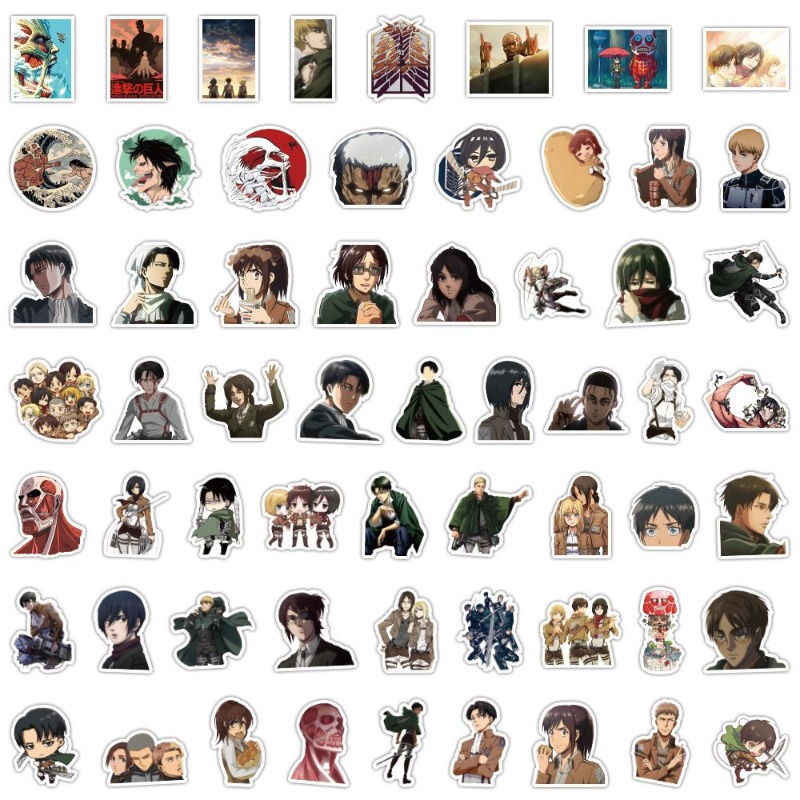 60Pcs Attack on Titan Anime St - Phone Accessories Aesthetic 评论和价格