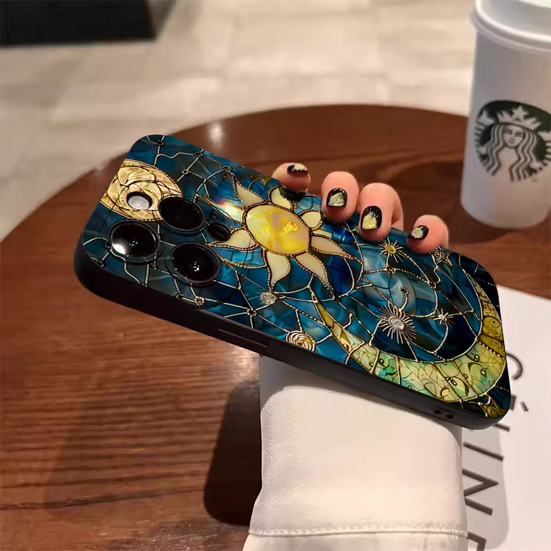 Aesthetic Sun Moon Print Phone - Phone Accessories Aesthetic 评论和价格