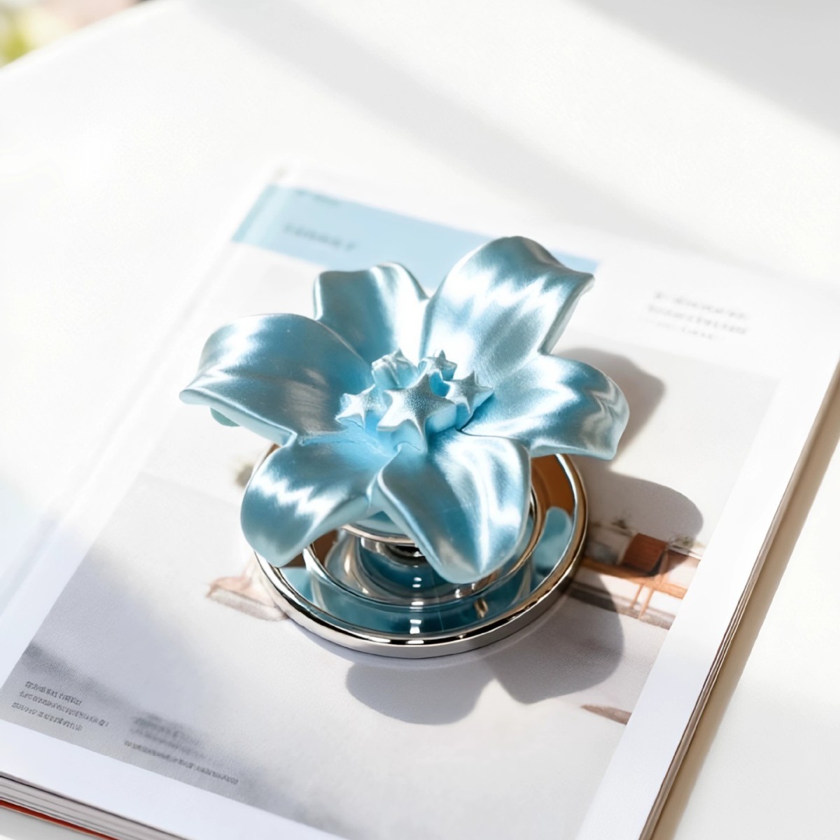 Glossy Pearl Lily Flower Magne - Phone Accessories And Cases 评论和价格
