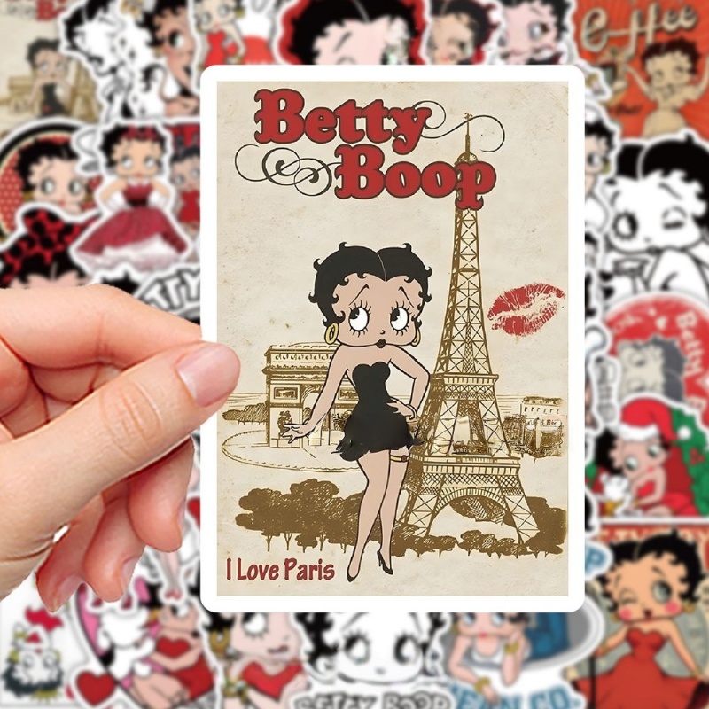 Betty Boop cartoon cute sticke - Phone Accessories Aesthetic 评论和价格
