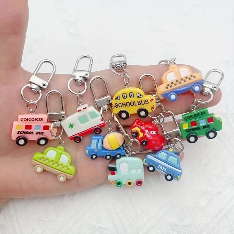 10pcs resin cartoon car keycha - Phone Accessories 评论和价格