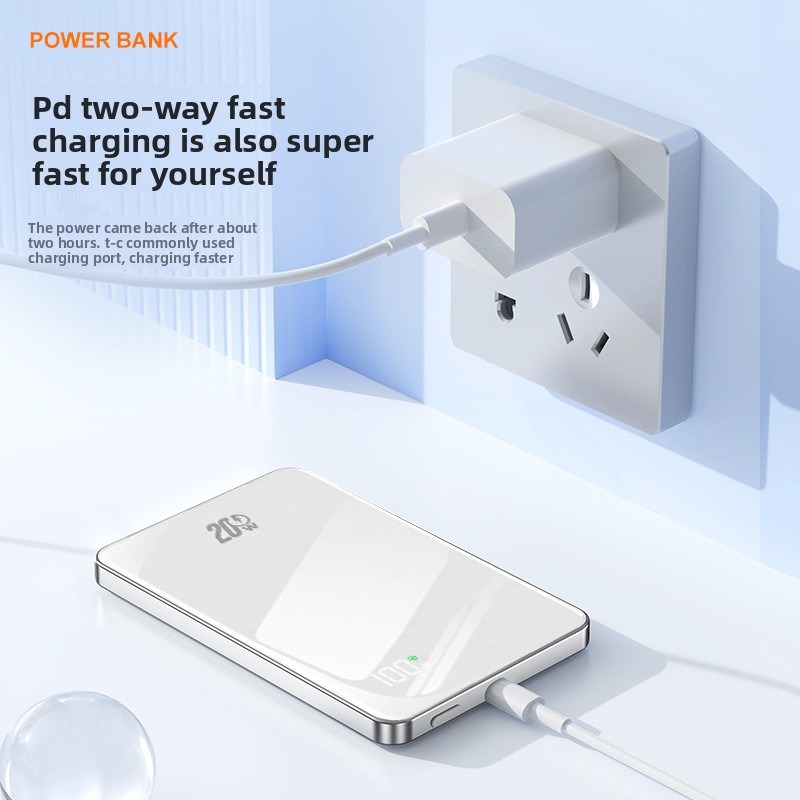 10000mAh Ultra Slim Magnetic W - Power Bank Slim 评论和价格