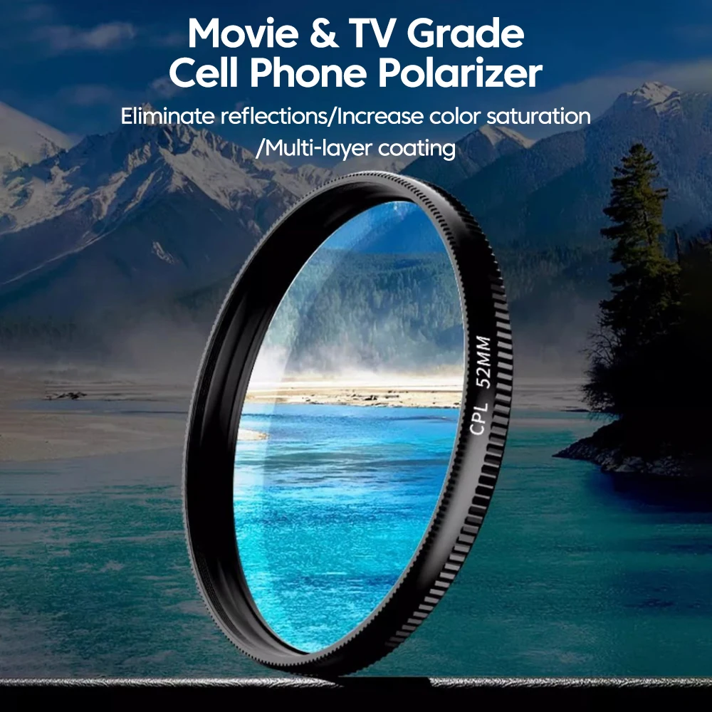 New 52mm CPL Mobile Phone Lens - Phone Accessories Useful 评论和价格