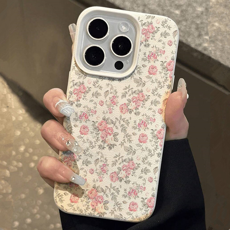Adorable Girl Floral White Cla - Phone Accessories For Girls 评论和价格