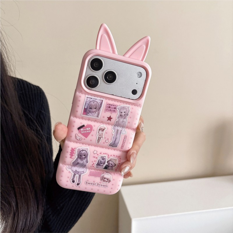 Japanese Y2K Cute Bunny Ear Ph - Phone Accessories For Girls 评论和价格