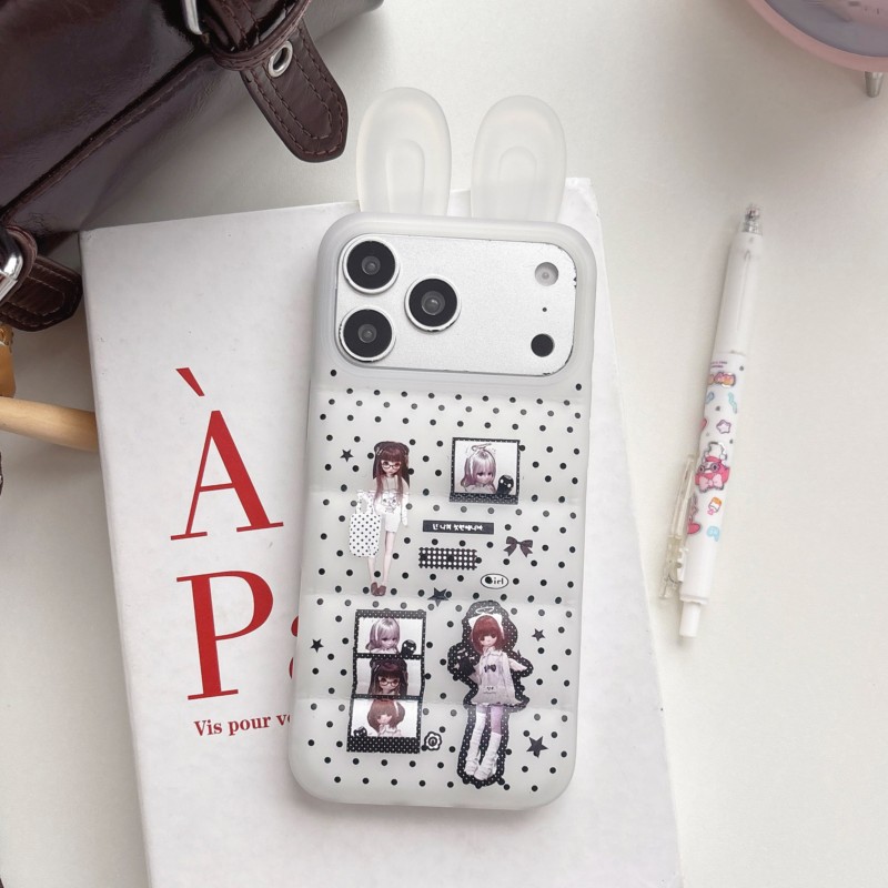 Japanese Y2K Cute Bunny Ear Ph - Phone Accessories For Girls 评论和价格